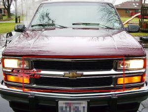 Решетки радиатора черные стальные для Chevy Tahoe 1995-1999